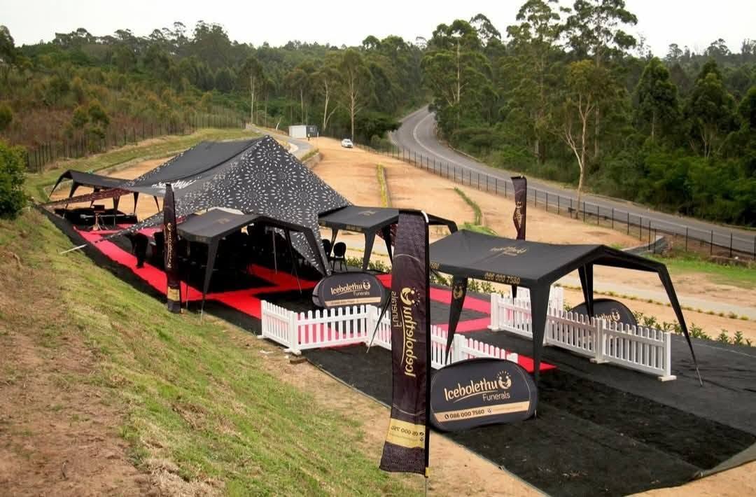 Memorial & Tent Setup
